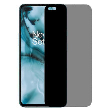 Film en verre trempé anti-espion avec sérigraphie pour OnePlus Nord, protection complète de l'écran