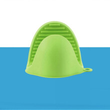 Isolation thermique en silicone, pince à main, antidérapante, épaissie, anti-brûlure, outil de cuiss