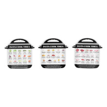 Guide magnétique de cuisson des aliments (3 pièces) pour la cuisine à domicile, feuilles de temps de