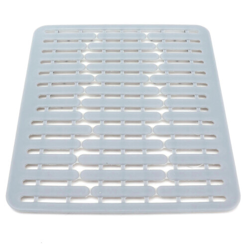 Tapis d'évier en silicone multifonctionnel, antidérapant, isolant thermique, pour la cuisine