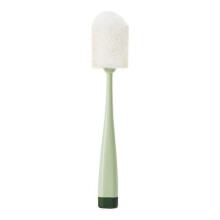 1 brosse éponge amovible pour bouteille, brosse pour bouteille domestique, manche long, protection-O