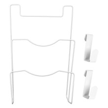 Support de porte d'armoire en fer forgé, organisateur de couvercle de casserole, support de planche