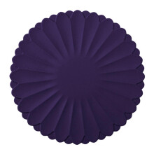 Tapis isolants simples et durables de 30 cm de couleur violette, sets de table en silicone platine,