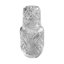 (Ice Flower Set) Un ensemble de pichets en relief pour l'eau froide avec des boissons aux jus de fru