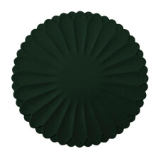 Sets de table isolants thermiques, simples, durables et verts de 18 cm, platine, gel de silice, sans