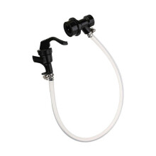 Kit de brassage de bière 50 cm avec tuyau, robinet en plastique et système de distribution (avec rac