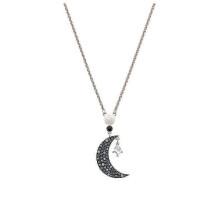 pour collier de la collection Symbolic Jewelry, cristaux bleus, cristaux noirs, cristaux transparent