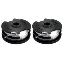 Lot de 2 bobines de fil de rechange pour tondeuse à gazon Parkside, TLP-01 DCQW