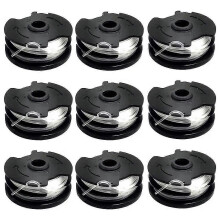 Lot de 9 bobines de fil de rechange pour tondeuse à gazon Parkside, TLP-01 DCQW