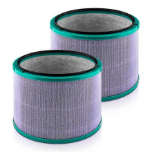 Lot de 2 filtres HEPA de rechange HP01, compatibles avec les purificateurs d'air de bureau HP01 HP02