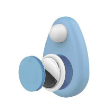 Support étanche en silicone pour enfants, boîtier pour traceur GPS caché avec broche, bleu