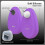 Support étanche en silicone pour traceur GPS caché, étui avec broche, violet 2