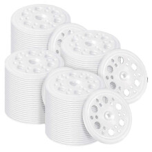 200 rondelles isolantes en plastique de 1,77 pouce/45 mm Rondelles en polypropylène à répartition de