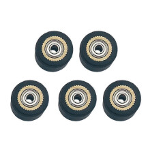 Lot de 5 rouleaux de pression compatibles avec le traceur vinyle Mimaki Graphtec 4 x 11 x 16 mm - CH