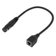 Câble XLR femelle 3 broches vers RJ45 femelle, câble DMX, compatible avec la série de contrôleurs DM