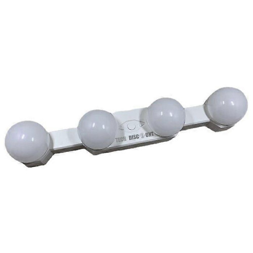 Lampe de maquillage - - Rechargeable - 4 ampoules - Luminosité réglable