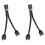 Convient pour carte mère d'ordinateur en 2 pièces Câble d'extension USB 2.0 9 broches vers double 9 1