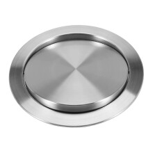 Couvercle de poubelle à rabat en acier inoxydable Couvercle de poubelle à rabat pivotant intégré pou