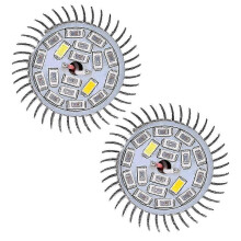 Lot de 2 lampes LED E14 pour culture hydroponique intérieure, 85-265 V, spectre complet