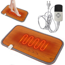 Coussin chauffant électrique pour les pieds, couverture chauffante électrique pour les pieds, tapis