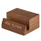 Porte-disque en bois – support de table pour pochette d’album « Now Playing » – support pour CD simp 1