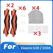 Convient pour 15 brosses latérales principales de remplacement pour accessoires de robot aspirateur-