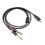 Câble audio stéréo USB C vers double 6,35 mm Câble audio Type C vers double 6,35 mm Compatible smart 1