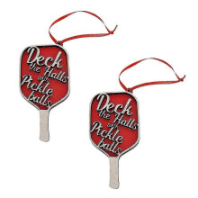 Décorations de Noël Pickleball, décorez votre salle avec des boules de cornichon, accessoire de sapi