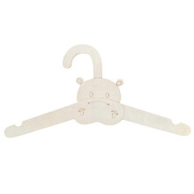 Lot de 20 cintres muraux en bois pour vêtements de bébé