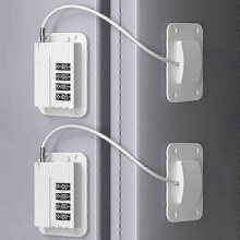 Lot de 2 verrous de réfrigérateur autocollants pour camping-car, adaptés aux adultes, réfrigérateur