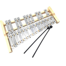 Xylophon Portable Professional Xylophone for Beginners with 25 Keys, Durable Material, Ideal Gift for Music Learning