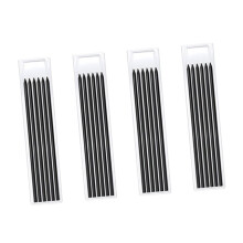 Carpenter's Brush Lead for Mechanical Pencils, Graphite Lead for Wooden Pencils, Black 2-Pack, 1.3mm Diameter