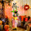 Outsunny Outsunny Sound Activated Stackable Halloween Animatronics Clowns 9