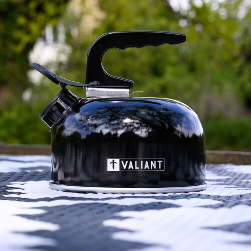 Valiant Valiant Portable Camping Whistling Kettle - 1 Litre - Black 1