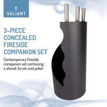 Valiant Fireside Companion Set Includes 3 Tools