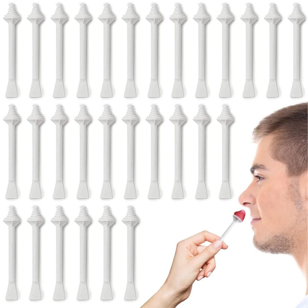 White Nose Wax Sticks - 60 Pack Nose Hair Removal Waxing Sticks For Men And Women - Nostril Cleaning Tools