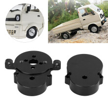 Hinterachsantriebsgetriebekasten Gehäuse für WPL D12 RC-Truck Aluminiumlegierung Schwarz