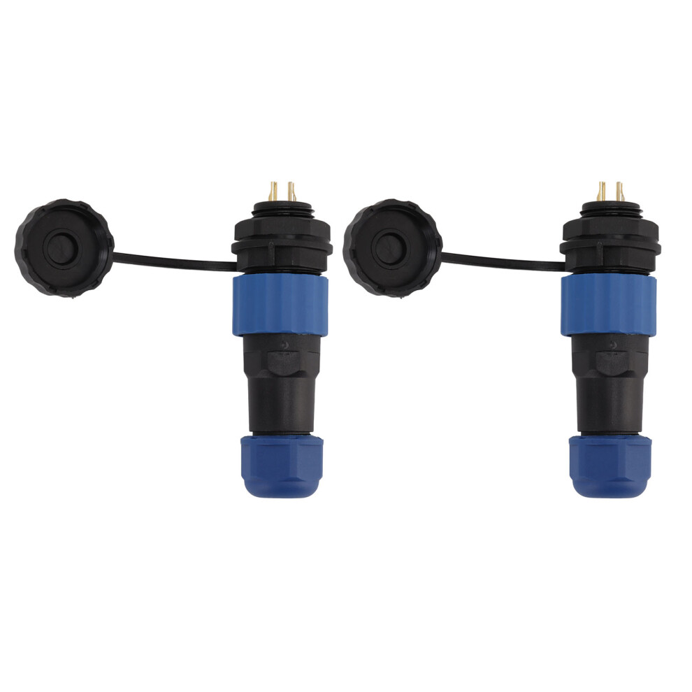 2Pcs Sd16 Ip68 Waterproof Aviation Connector Sd16 8140816499840