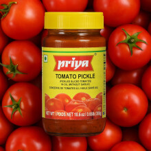 Priya Tomato Pickle 300g – Authentic Andhra Style Spicy & Tangy Tomato Pickle | Traditional South Indian Taste | Ready to Eat