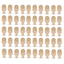 Ostomy Bags Pack of 50, One Piece Colostomy and Ileostomy Bags, 20-60 mm Drain Valve, Durable and Comfortable