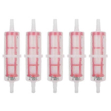 Lot de 5 filtres à carburant diesel compatibles avec les camions, 8 mm/0,3 pouce ou 10 mm/0,4 pouce