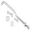 Kit de liaison de levage du pont avant compatible avec tracteur/tondeuse-cheng du 1
