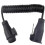Câble d'extension de remorque compatible avec câble spiralé, prise 13 broches, 200 cm de long, M/W D 1