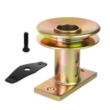 Adaptateur de lame de tondeuse à gazon 687-02528 avec poulie compatible avec MTD, Cub Cad Et et Troy