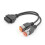 Câble d'extension OBD 2 4 broches compatible Harley Davidson 6 broches vers 16 broches - CHENG DU 1