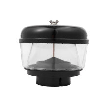 Tête de tuba de piège à eau de 3,5 pouces 88 mm, tête de bélier d'air, pré-filtre à flux d'air, tête