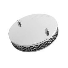 Filtre à air chromé à haut débit pour voiture, compatible avec tous les carburateurs SU HS4 de 11 po