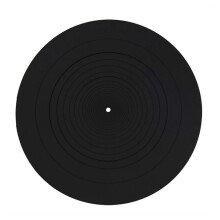 Tapis de plateau pour platine vinyle 12 pouces, en caoutchouc et silicone, compatible avec tous les