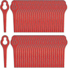 Pack de 50 lames compatibles avec le coupe-bordures Ferrex Aldi Far 20-i, lames de rechange compatib