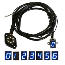 Indicateur de vitesse numérique pour motos, capteur de changement de vitesse universel pour motos, C
